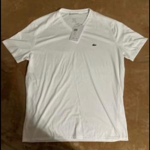 White Lacoste T-Shirt